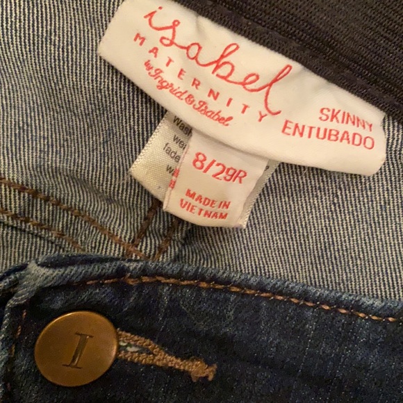Maternity Jeans Jeggings Skinny Size 8 29R Isabel Maternity by Ingrid & Isabel - Picture 8 of 16